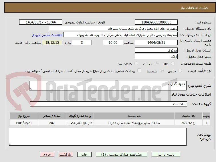 جدول گذاری