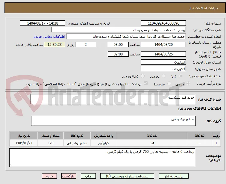 خرید قند شکسته