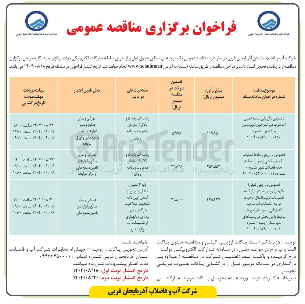  عملیات تکمیل بخشی از سویل تصفیه خانه فاضلاب