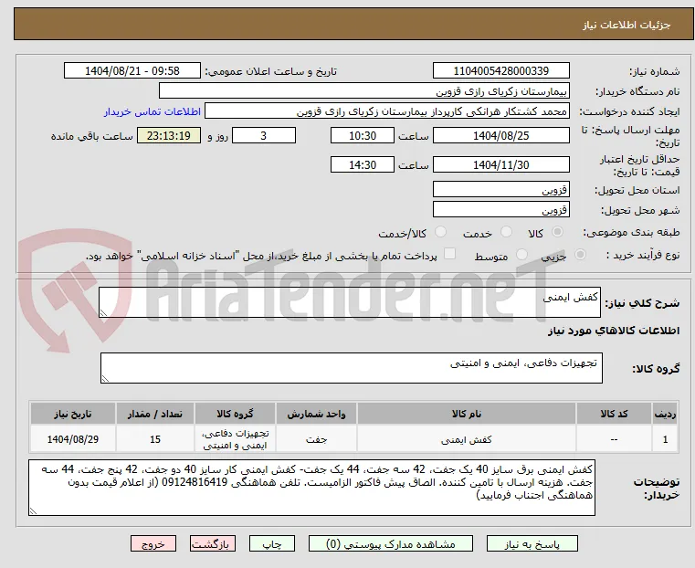 کفش ایمنی