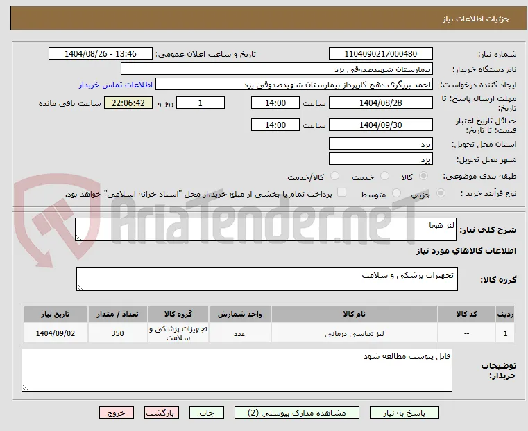 لنز هویا