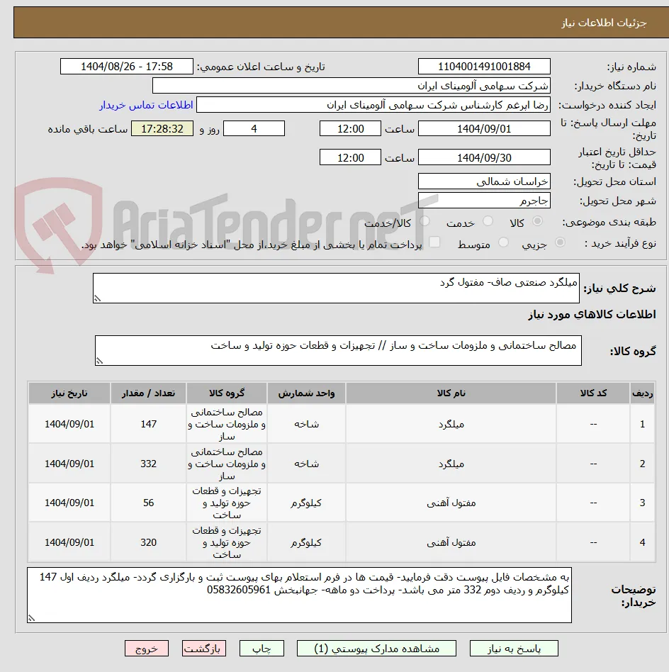 میلگرد صنعتی صاف- مفتول گرد
