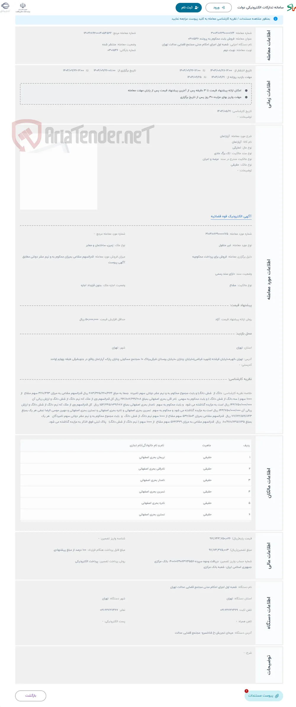 حراج آپارتمان