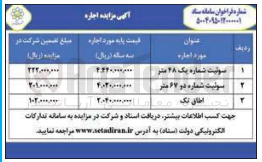 سولیت شماره دو ۶۷ متر 
