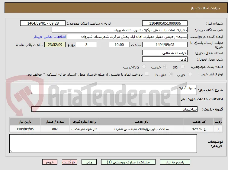 جدول گذاری