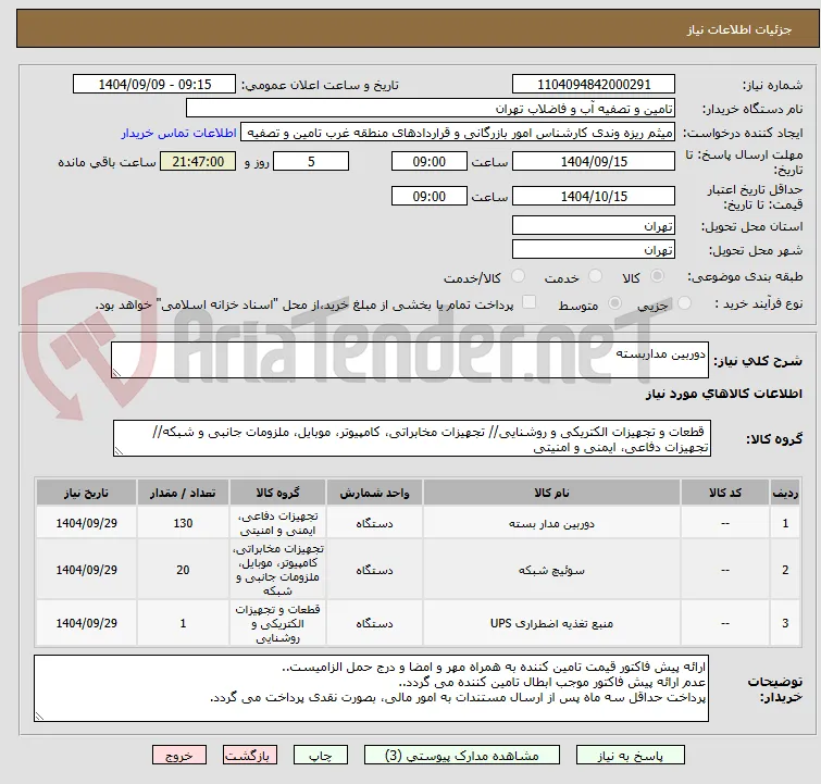 دوربین مداربسته