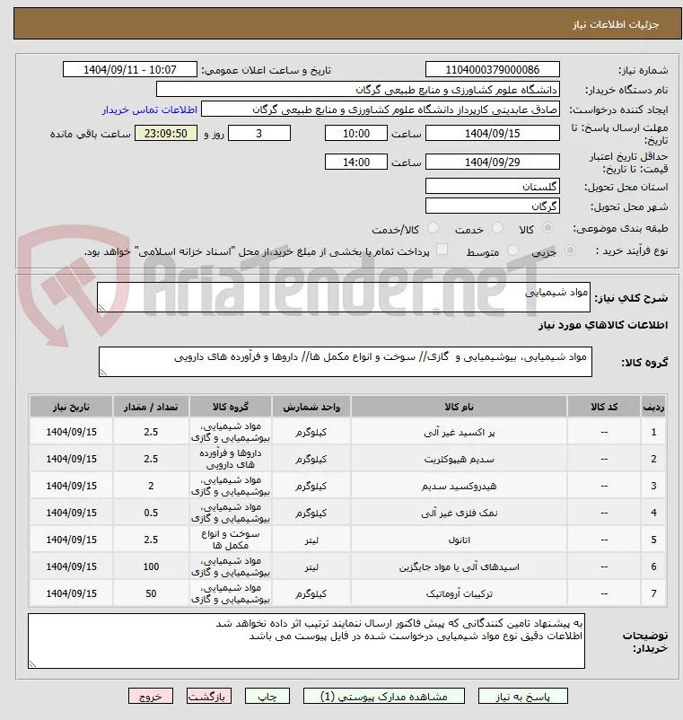 مواد شیمیایی