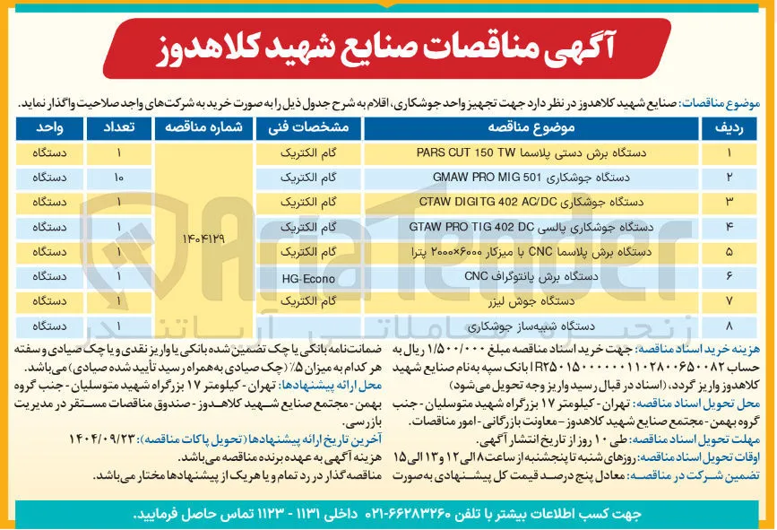 دستگاه جوشکاری AC/DC 402 DIGITG CTAW 
