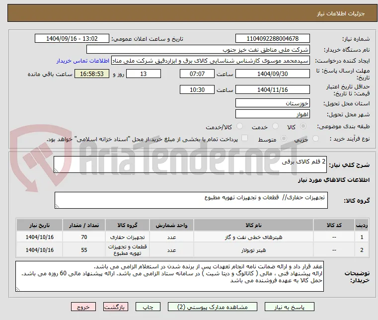 2 قلم کالای برقی