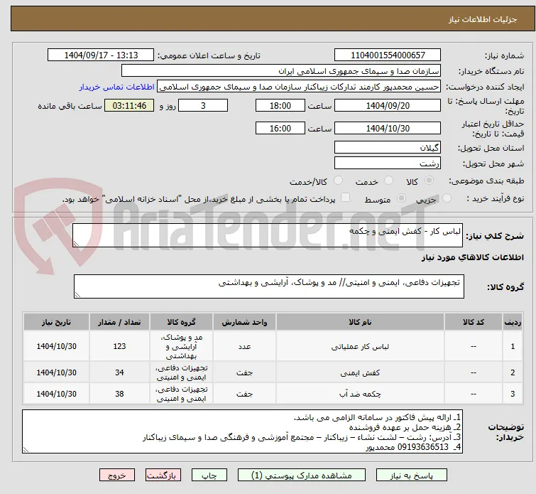 لباس کار - کفش ایمنی و چکمه