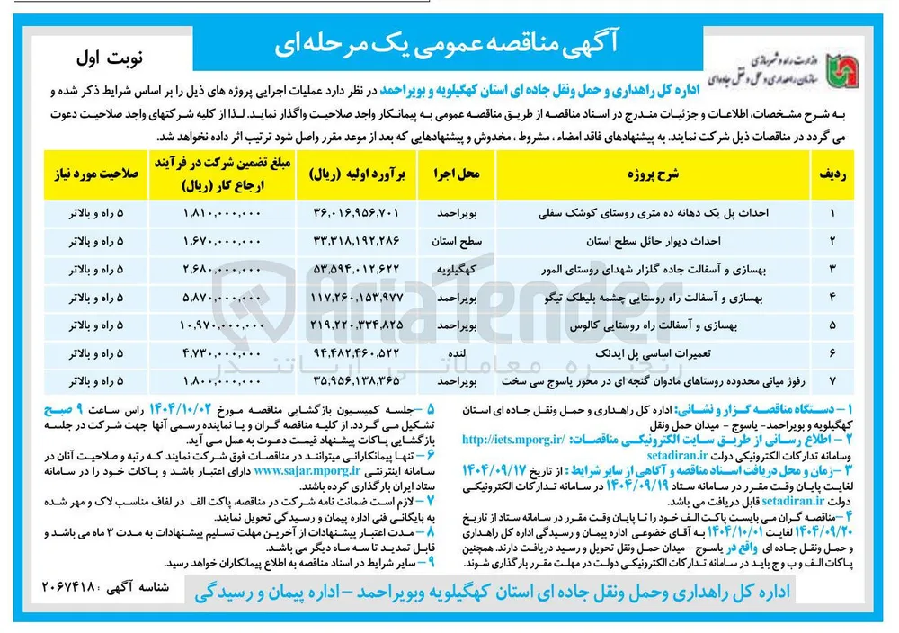 احداث دیوار حائل 