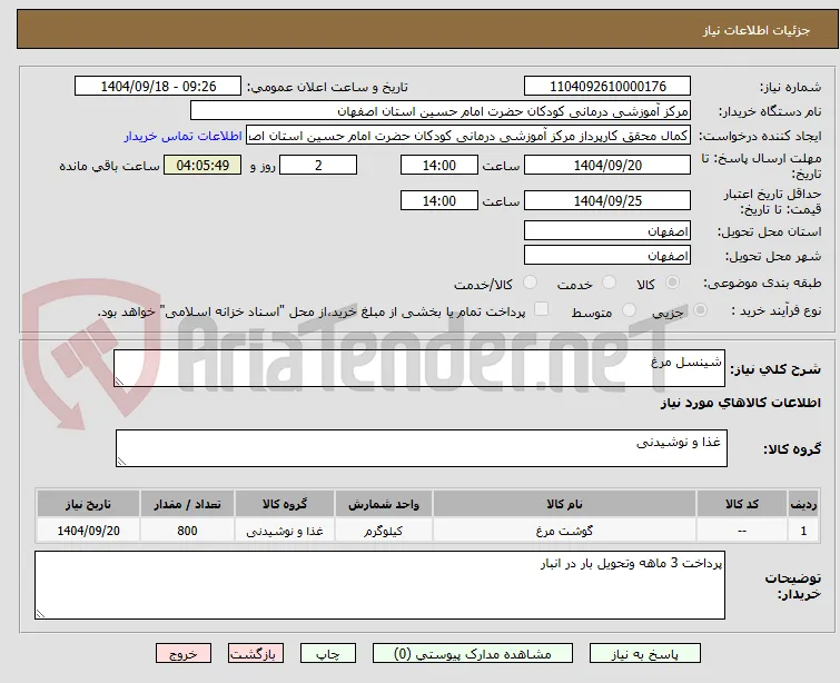 شینسل مرغ