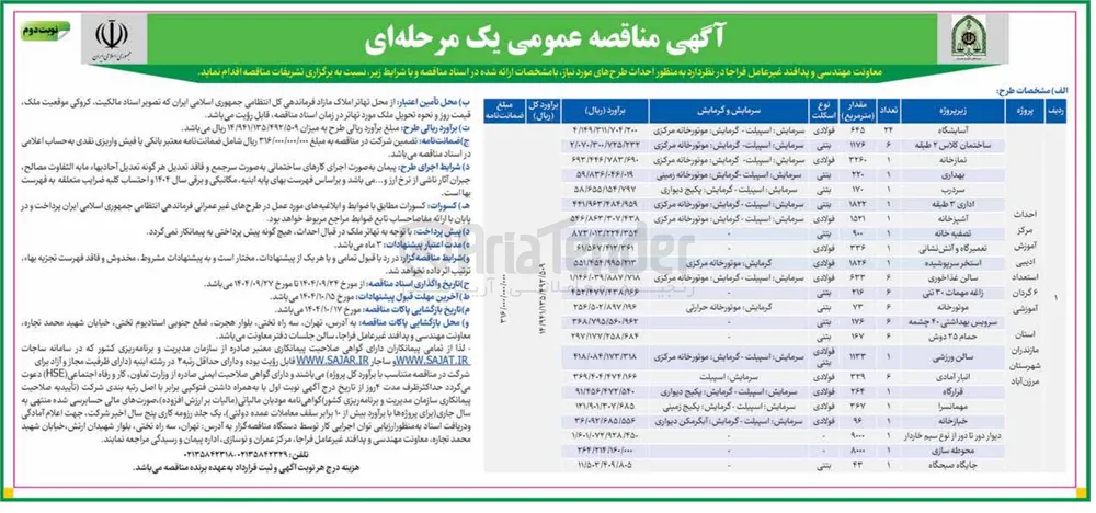 احداث ساختمان کلاس 2 طبقه