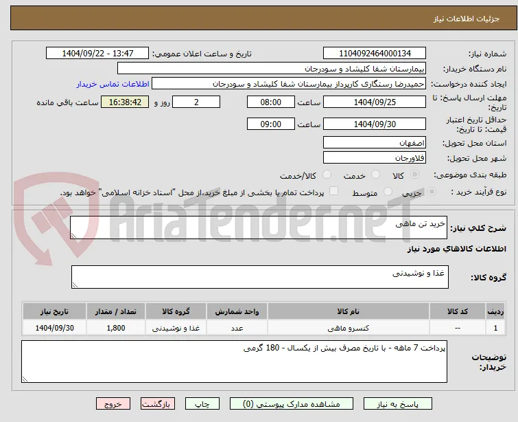 خرید تن ماهی