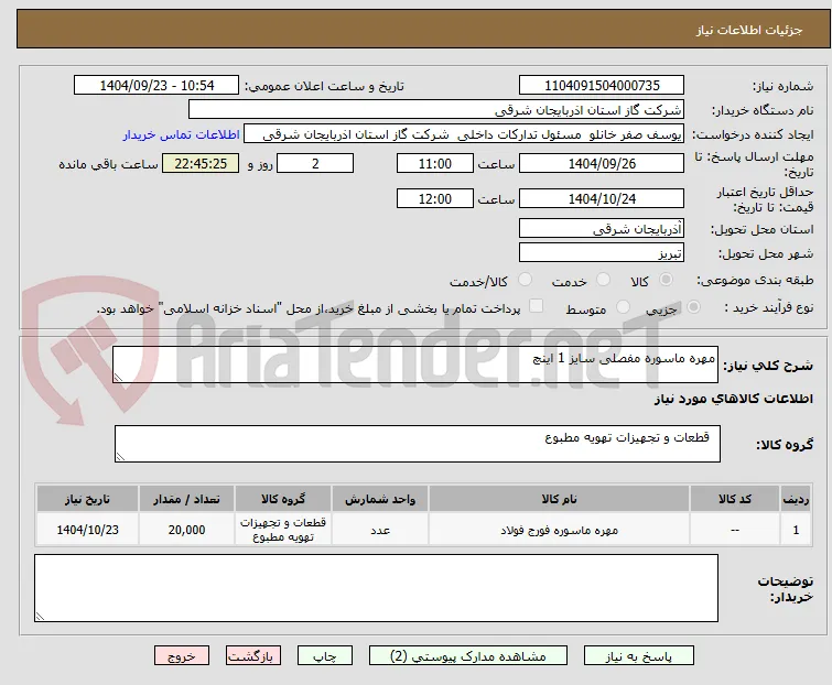 مهره ماسوره مفصلی سایز 1 اینچ 