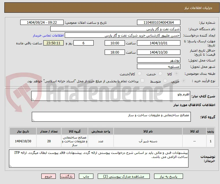 اهرم ولو