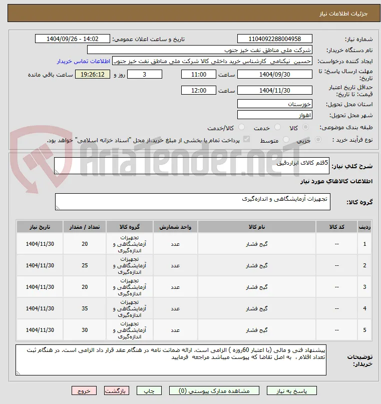 5قلم کالای ابزاردقیق