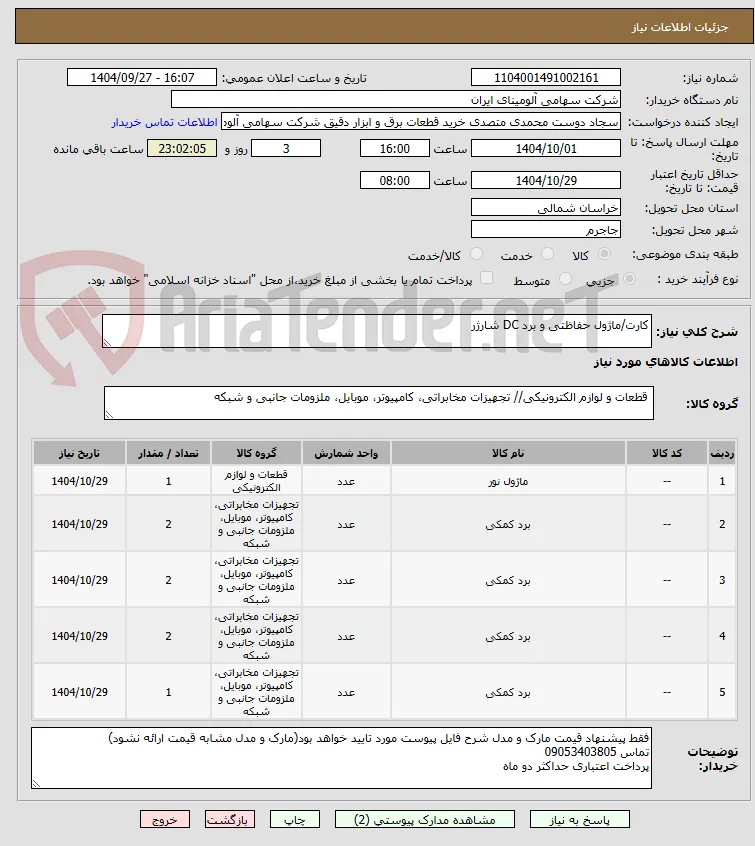 کارت/ماژول ‎حفاظتی و برد ‎DC شارژر