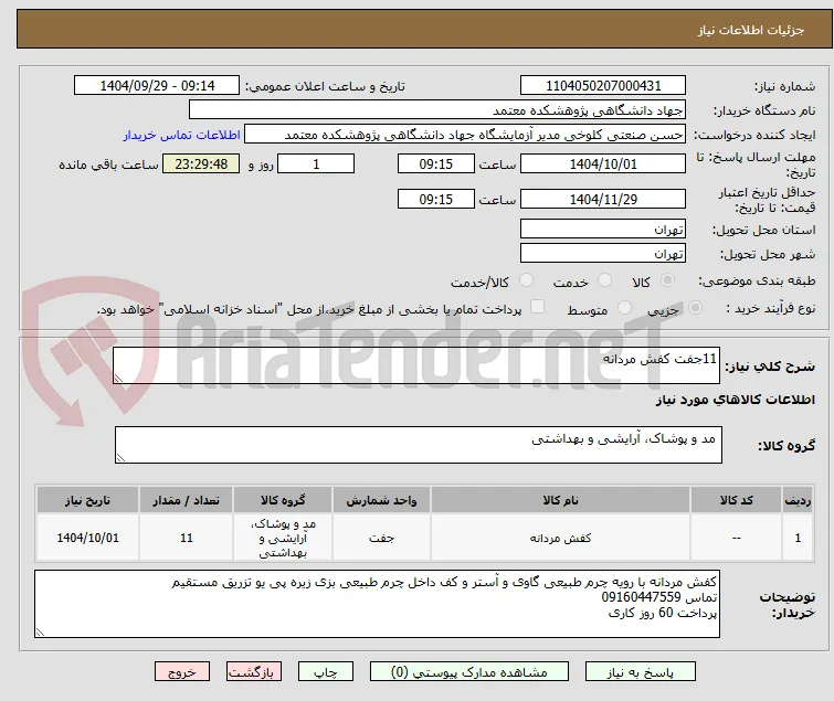 11جفت کفش مردانه