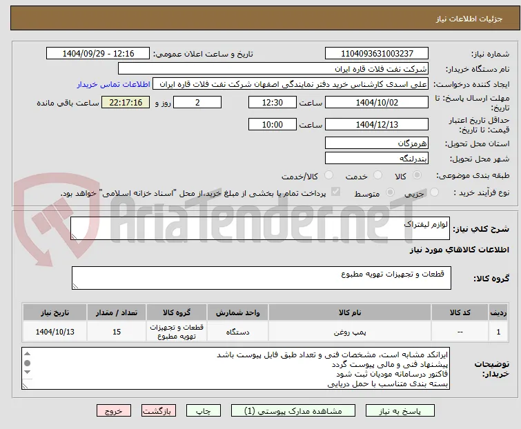 لوازم لیفتراک