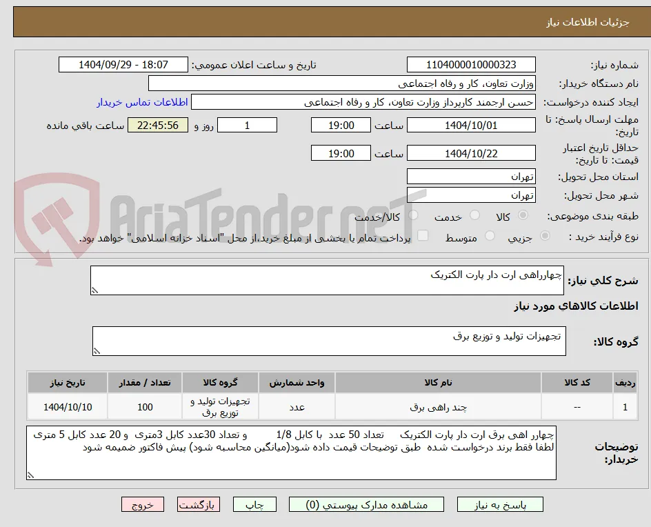 چهارراهی ارت دار پارت الکتریک