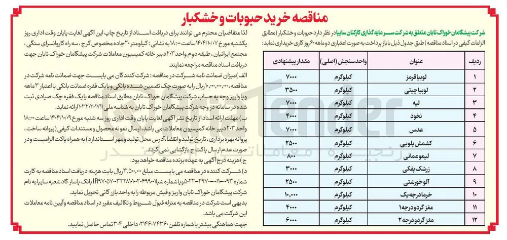 خرید آلو خورشتی