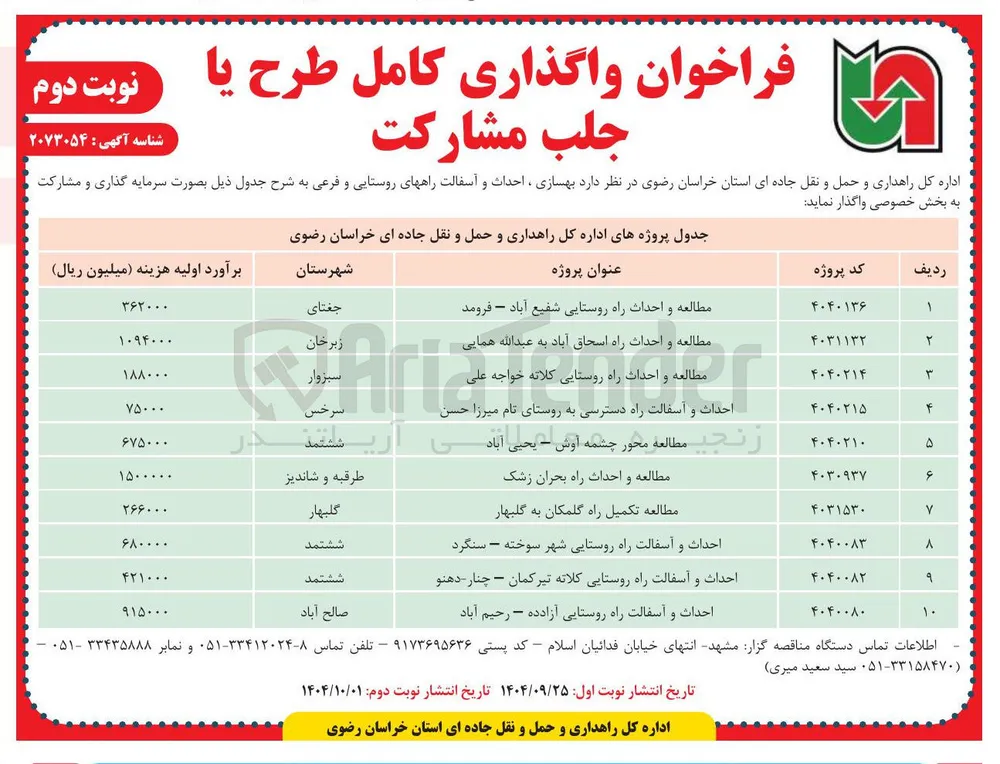 مطالعه و احداث راه بحران زشک 
