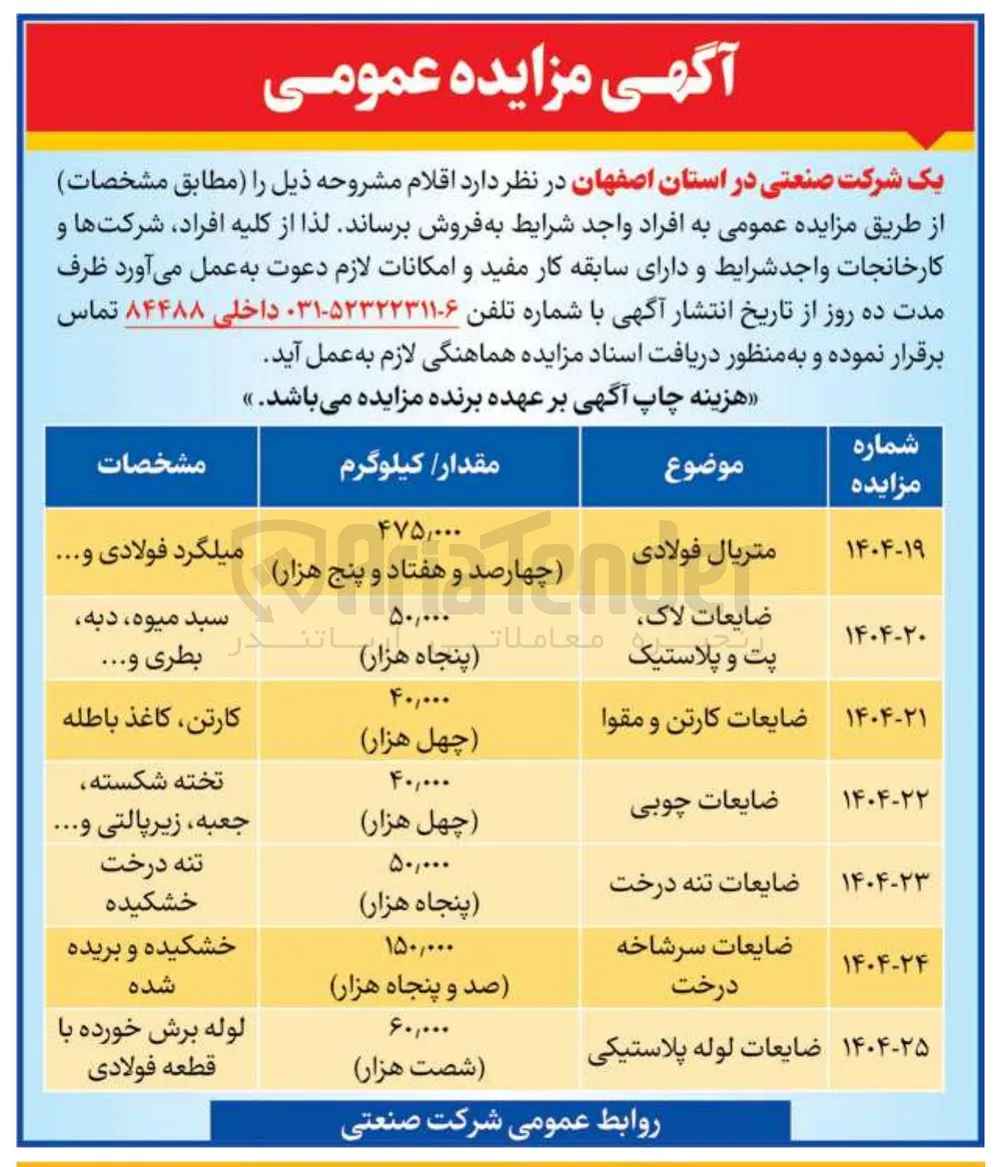 فروش ضایعات تنه درخت