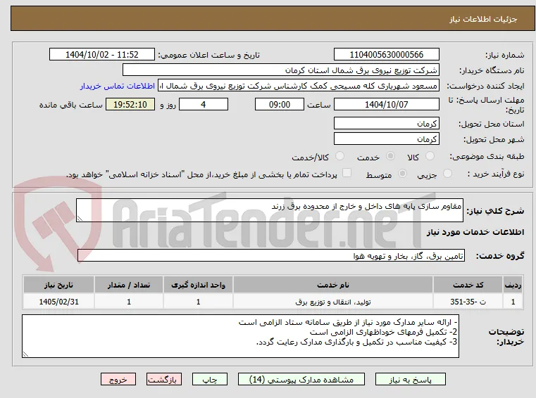 مقاوم سازی پایه های داخل و خارج از محدوده برق زرند