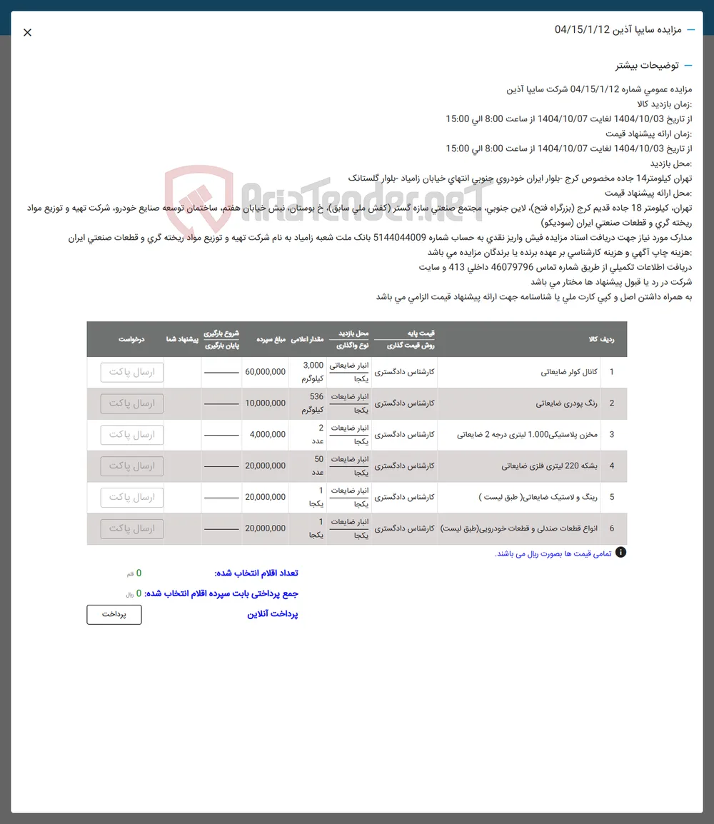 1 کانال کولر ضایعاتی 
