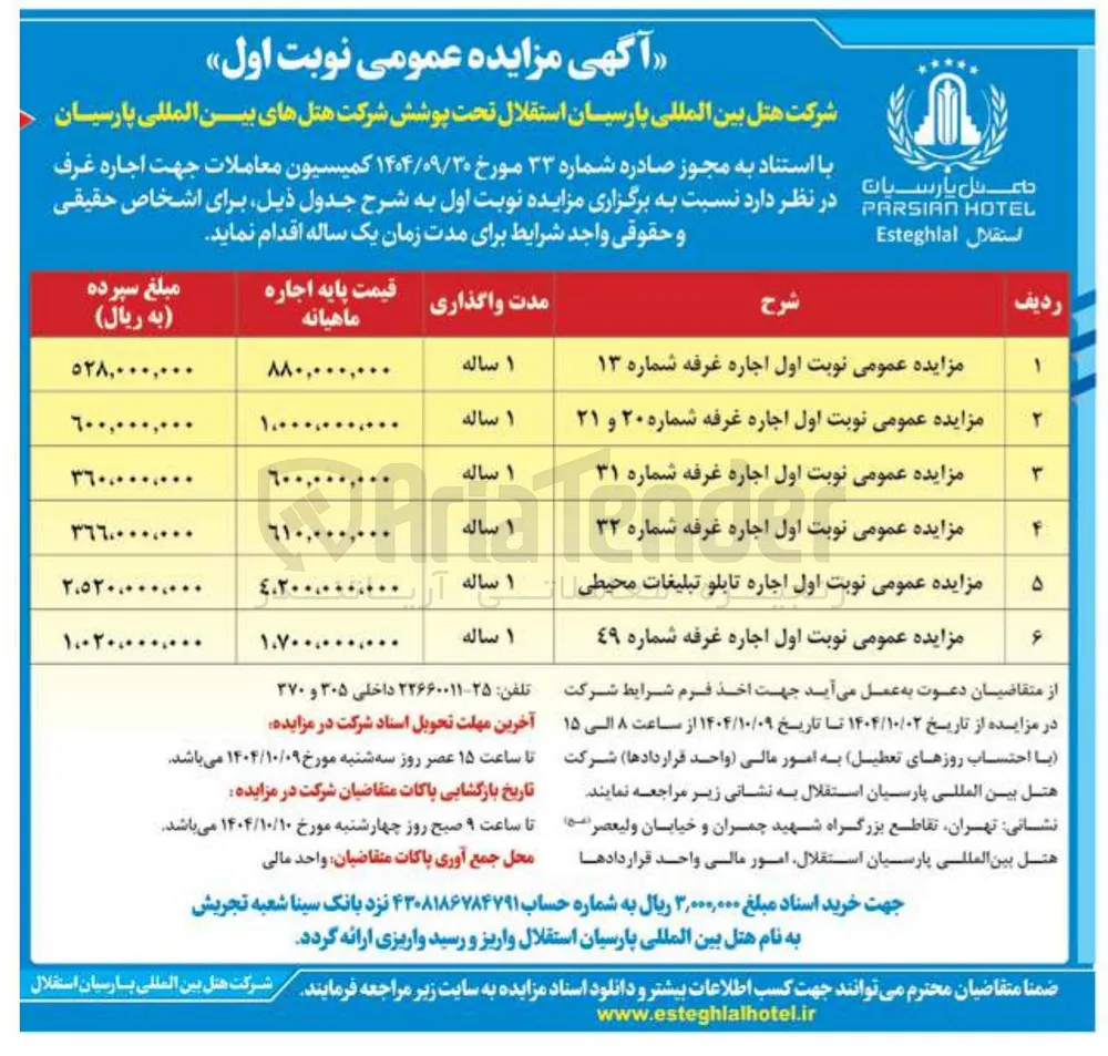 اجاره غرفه ها و تابلو تبلیغات محیطی