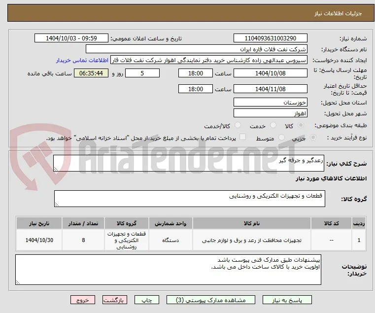 رعدگیر و جرقه گیر