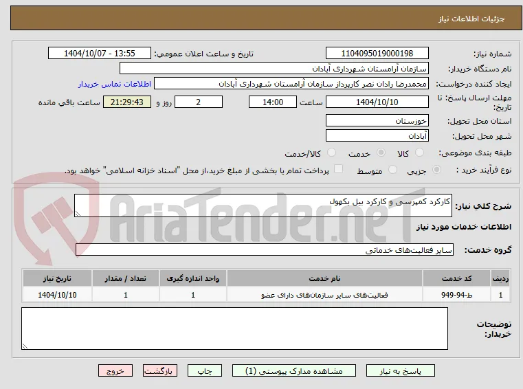 کارکرد کمپرسی و کارکرد بیل بکهول 