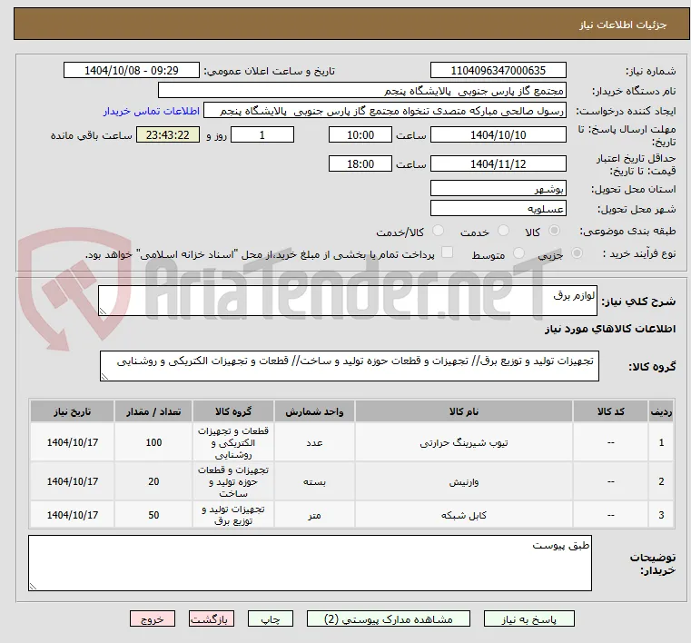 لوازم برق
