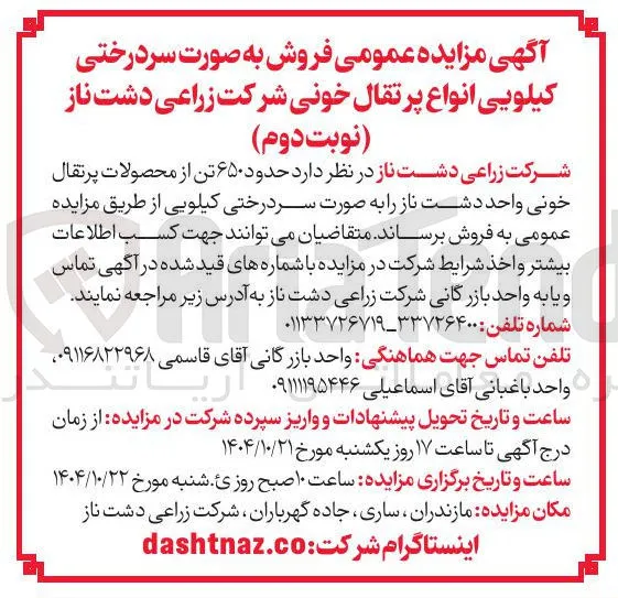 فروش به صورت سردرختی کیلویی انواع پرتقال خونی
