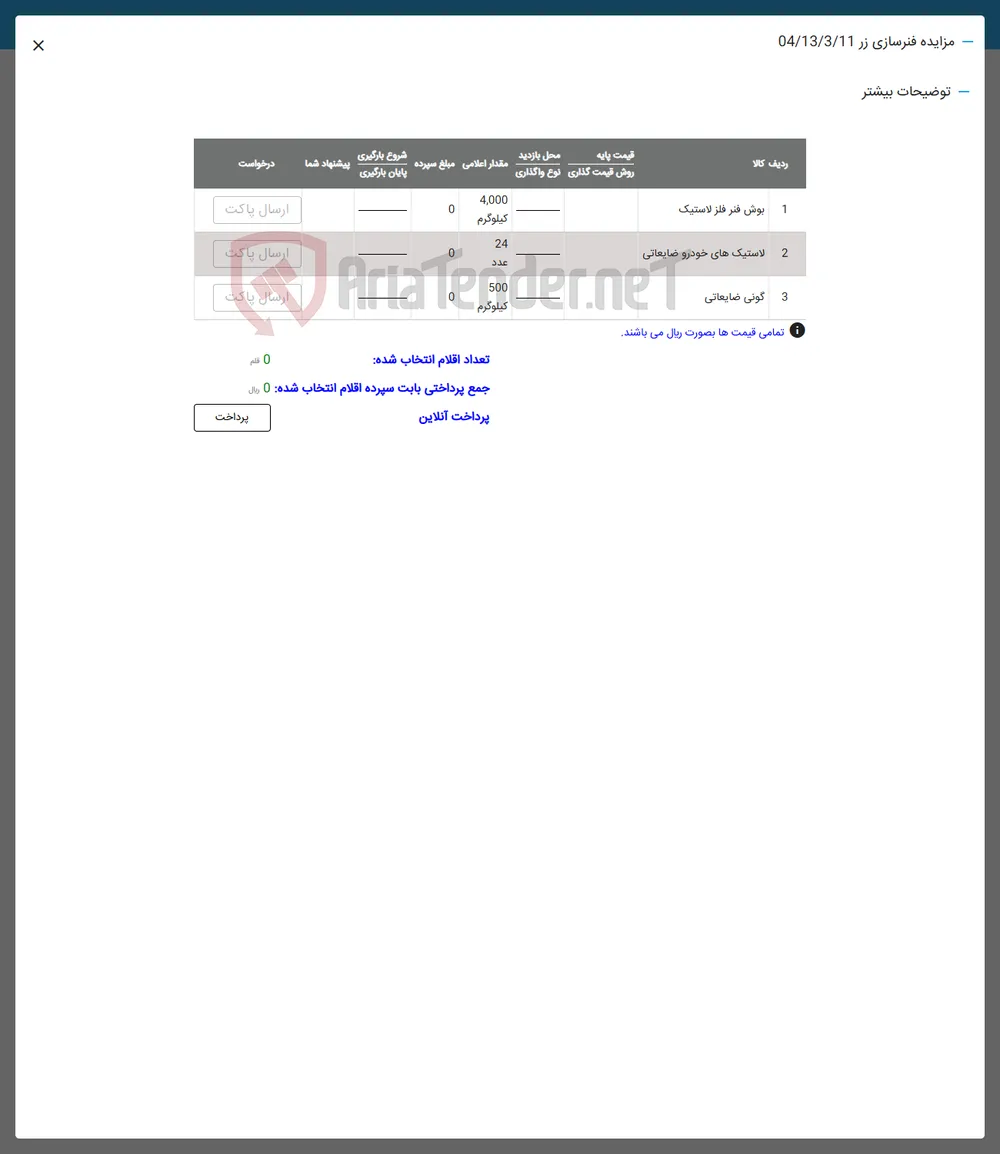 2 لاستیک های خودرو ضایعاتی 
