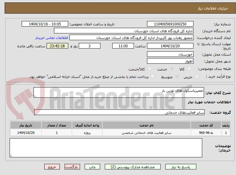 تعمیرباسکول های توزین بار