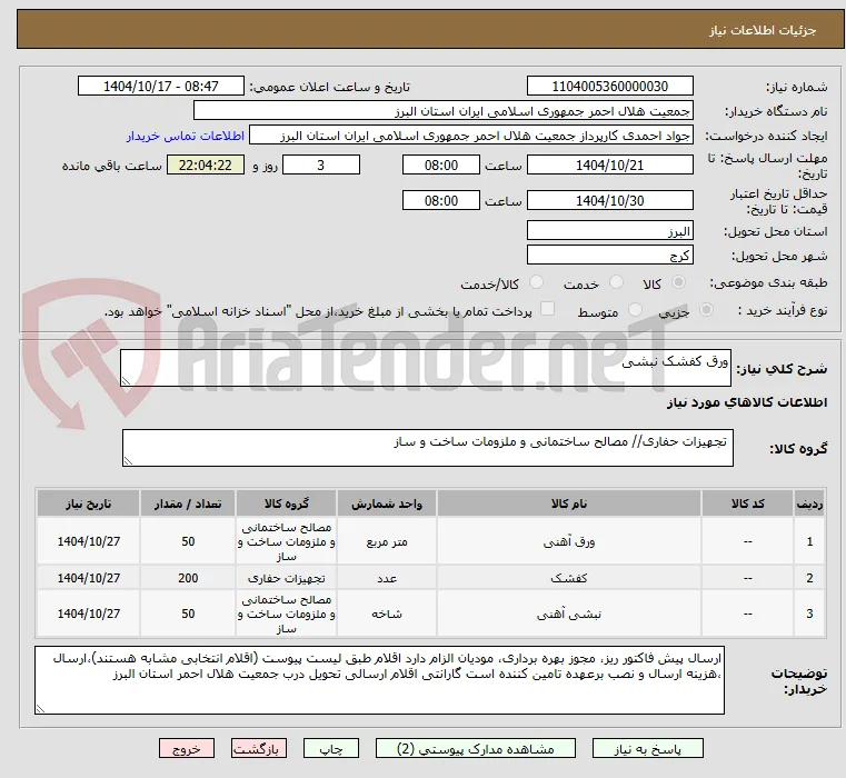ورق کفشک نبشی