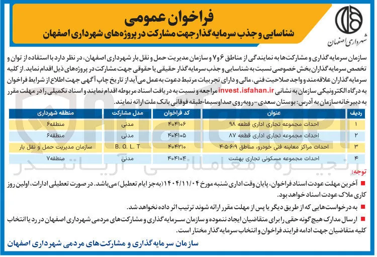 احداث مجموعه تجاری اداری قطعه ۸۷ 
