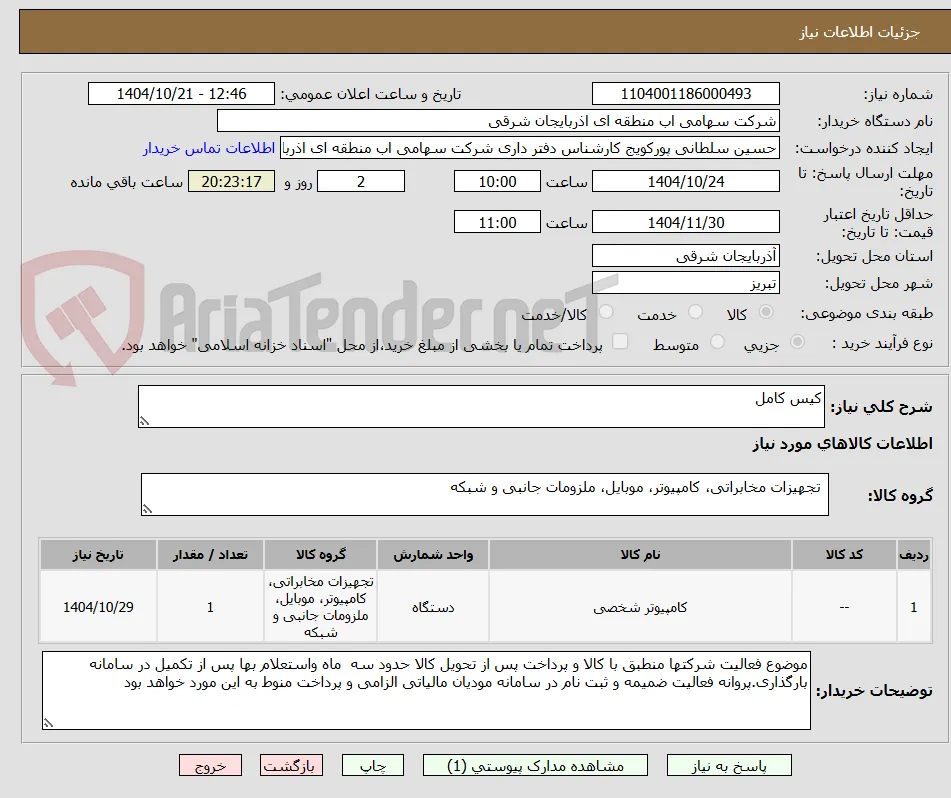 کیس کامل