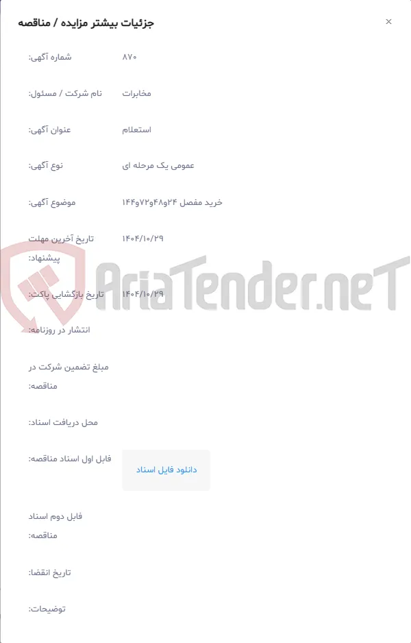 خرید مفصل 24و48و72و144