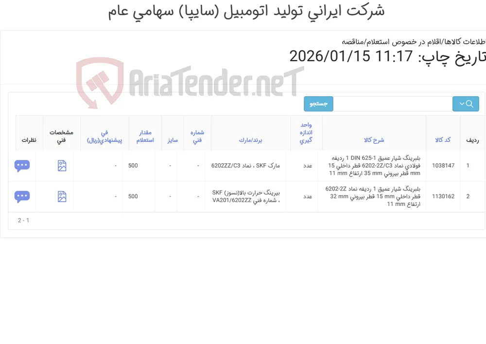 دو ردیف بلبرینگ های شیار عمیق