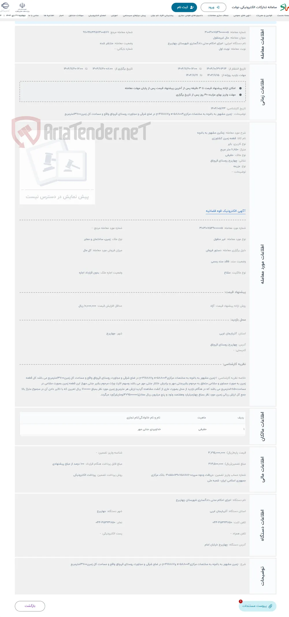 حراج زمکین مشهور به باغچه
