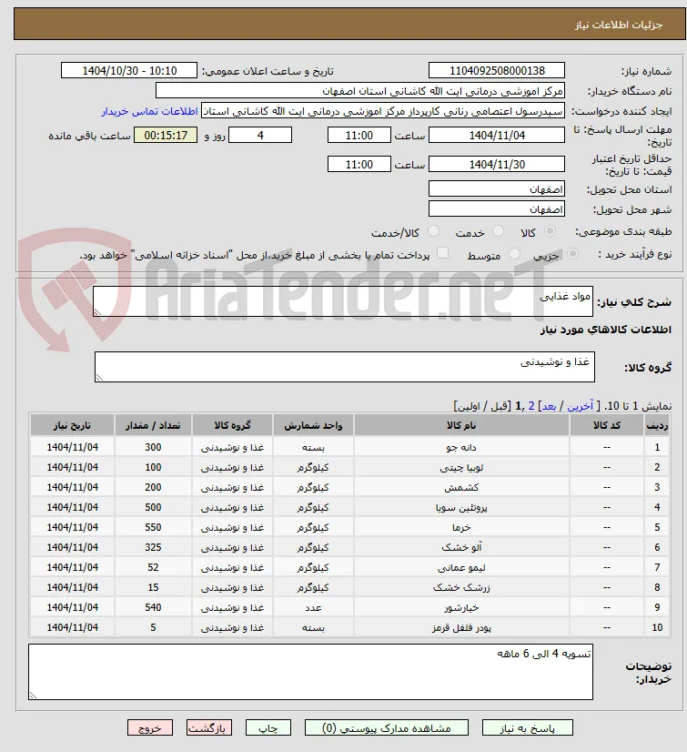 مواد غذایی