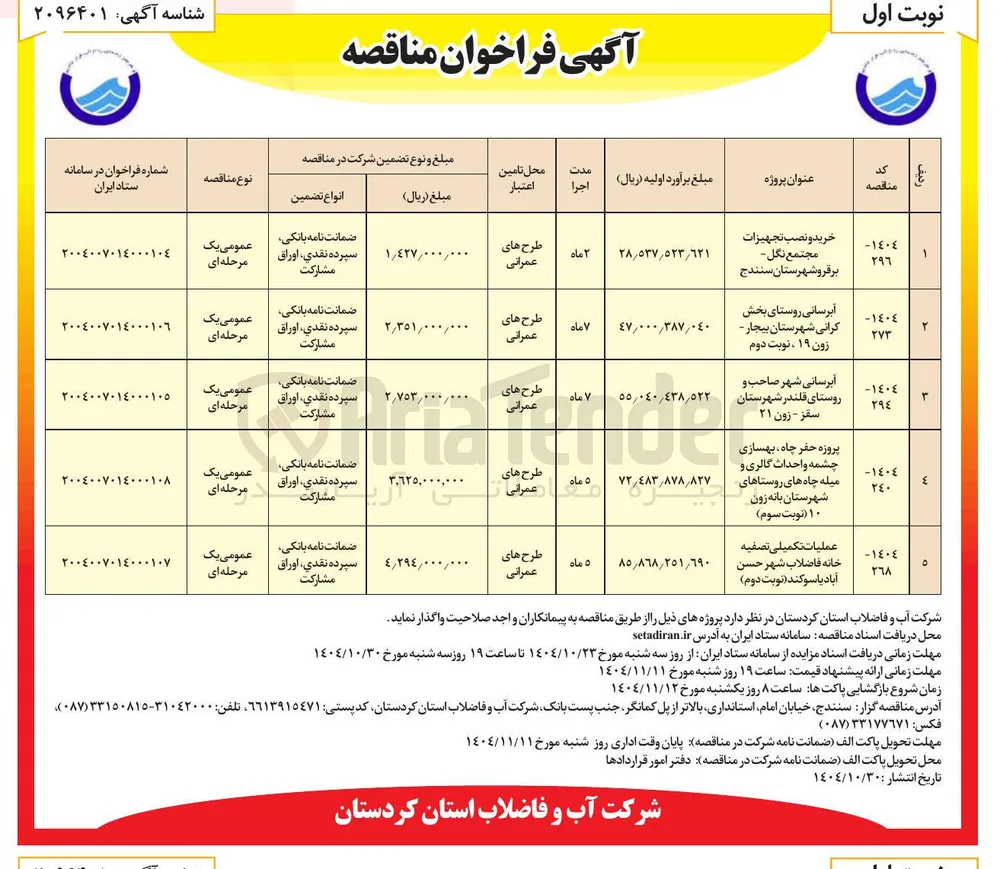 آبرسانی شهر 