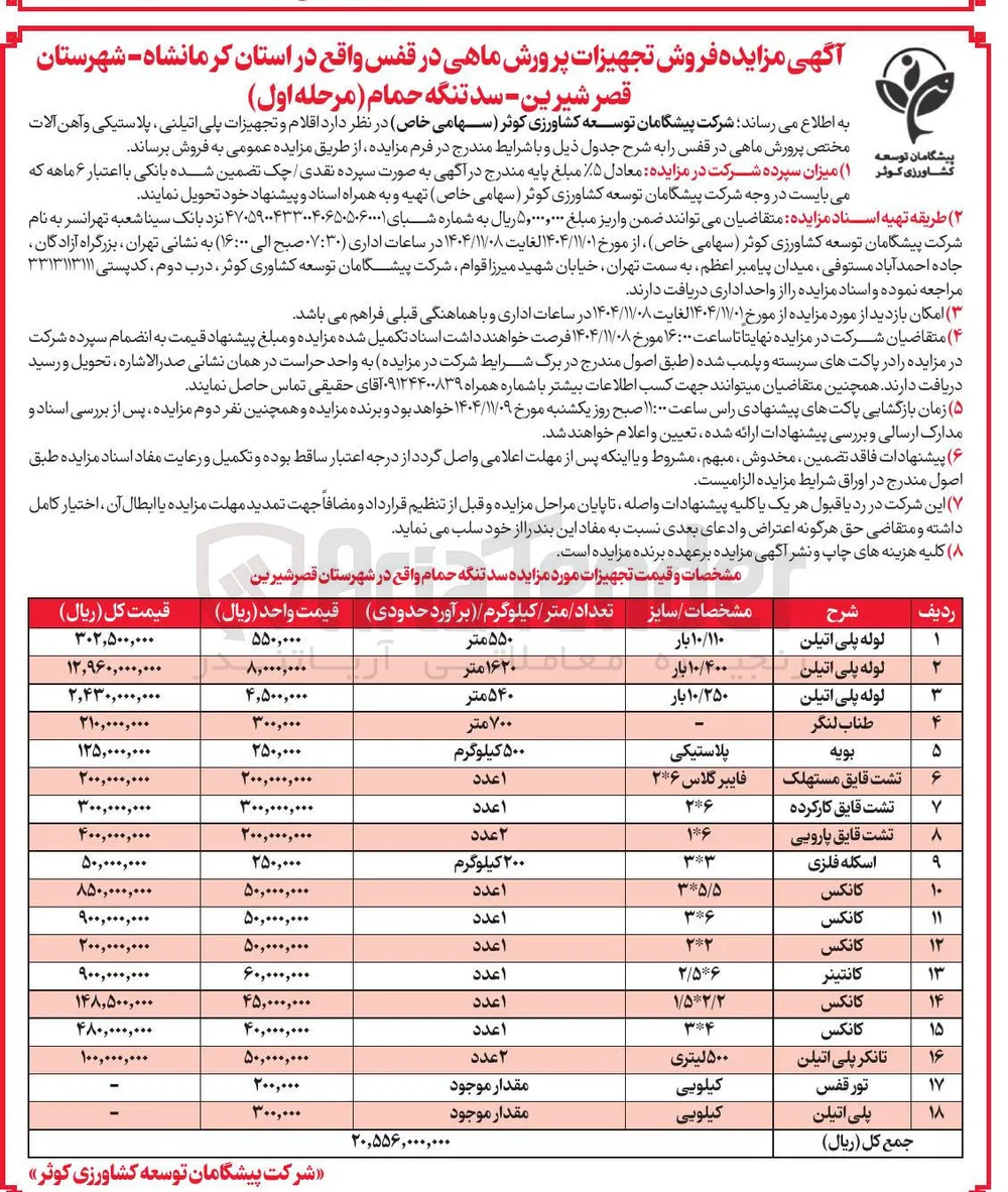 تشت قایق مستهلک