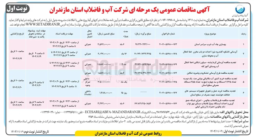 طرح فاضلاب - اجرای شبکه جمع آوری و احداث ایستگاه پمپاژ فاضلاب