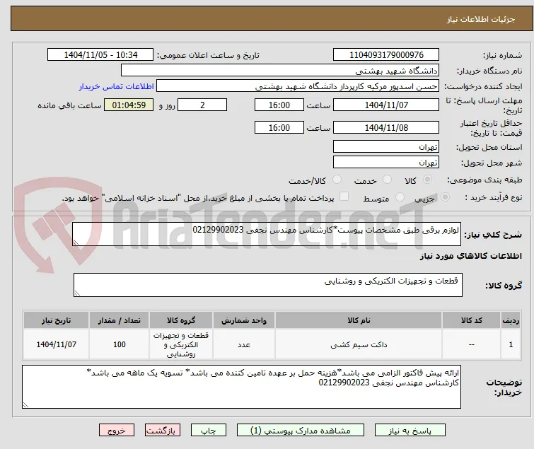 لوازم برقی 