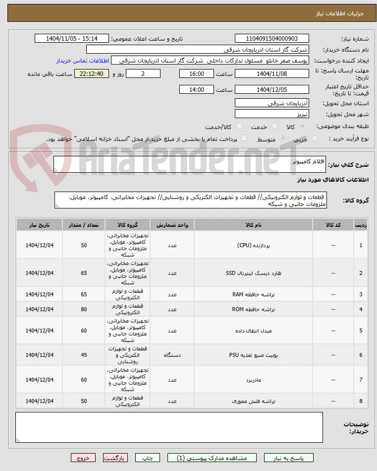 اقلام کامپیوتر