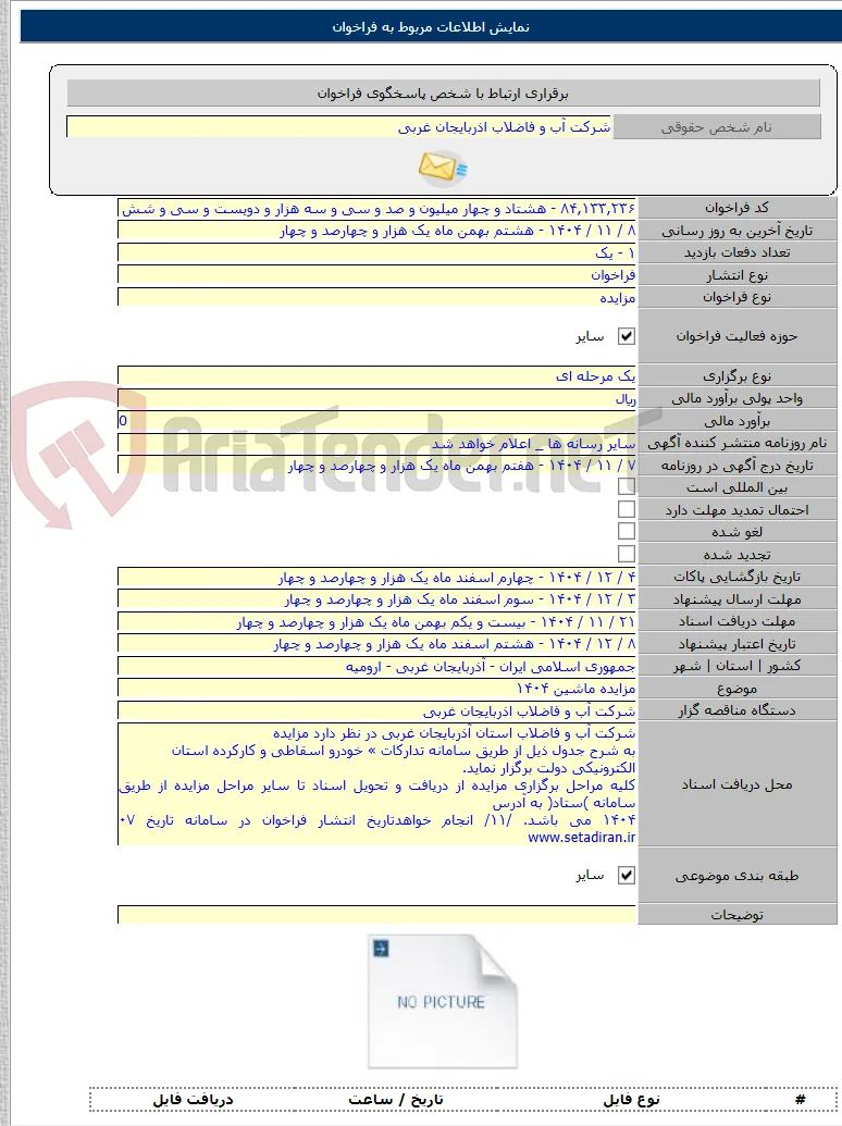 مزایده ماشین ۱۴۰۴